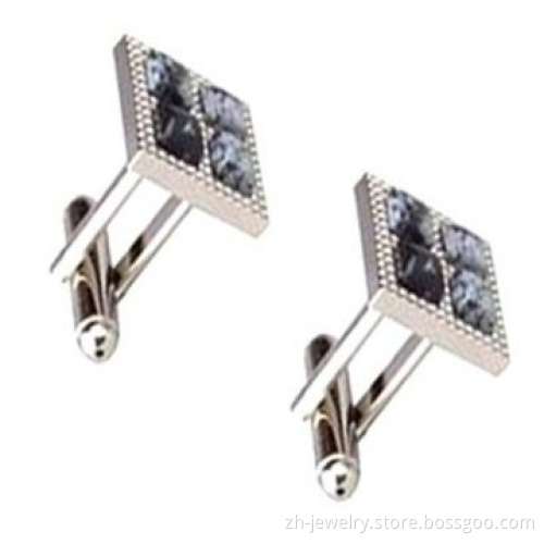 Alloy/Zinc-alloy Cufflinks, Customized Shapes are Accepted